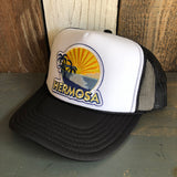 Hermosa Beach FIESTA Trucker Hat - Black/White/Black