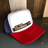 Hermosa Beach HERMOSA AVE Trucker Hat - Red/White/Royal Blue