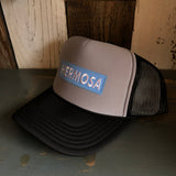 Hermosa Beach BLUE SUPREME HERMOSA Trucker Hat - Black/Grey/Black