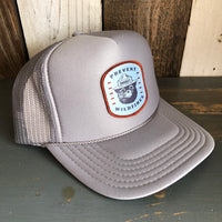 Smokey Bear...Prevent Wildfires Trucker Hat - Grey (Curved Brim)