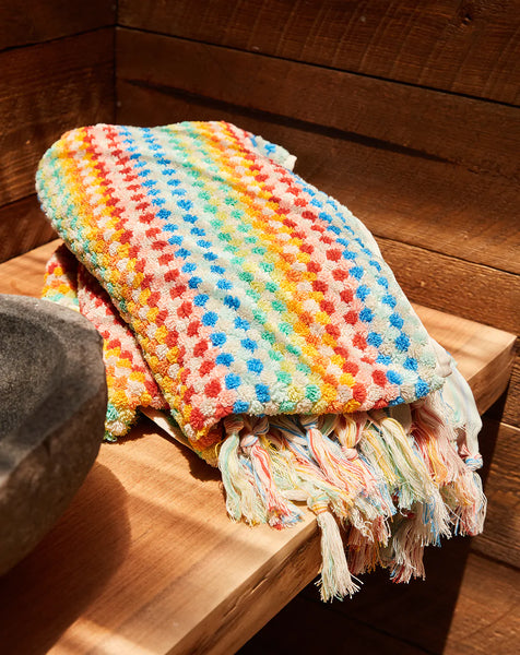 Cosmic Rainbow Towel (Organic) by BATHING CULTURE