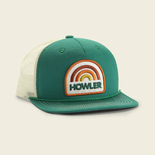 Howler Rainbow Patch Snapback : Green