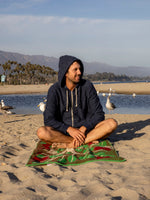 Garden of Eden Towel - Green Multi