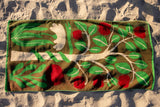 Garden of Eden Towel - Green Multi
