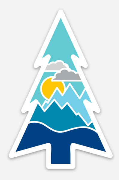 Wilderness Tree - Mini Sticker