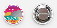California Coast - Pin Button (1.25")