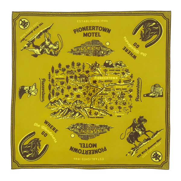"PIONEERTOWN MOTEL" ✷ Bandits Bandanas