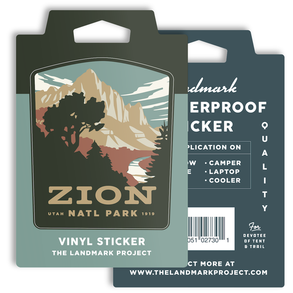Zion National Park Sticker