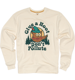 Give A Hoot Crewneck Sweatshirt