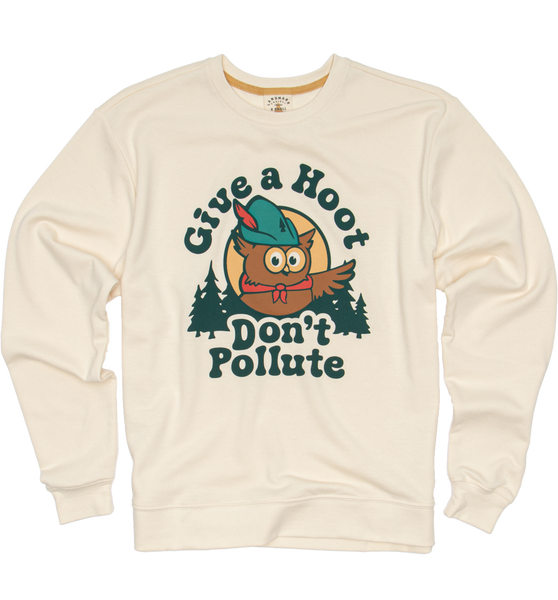 Give A Hoot Crewneck Sweatshirt