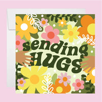 Sending Hugs Greeting Card