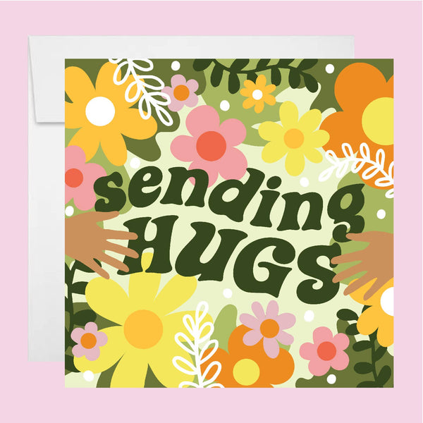 Sending Hugs Greeting Card