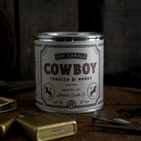 Cowboy | Tobacco + Honey 8oz Soy Candle