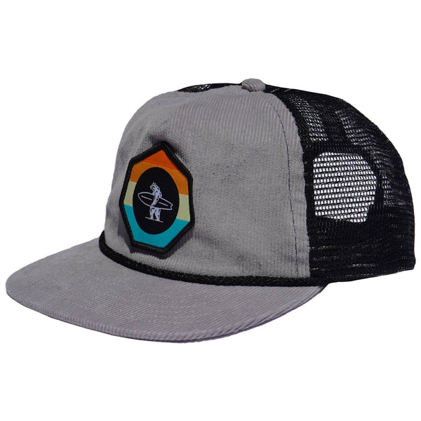 Crusher Corduroy Hat: Crusher Grey