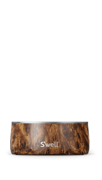 Teakwood Dog Bowl (Two Sizes - 16oz & 32 oz)