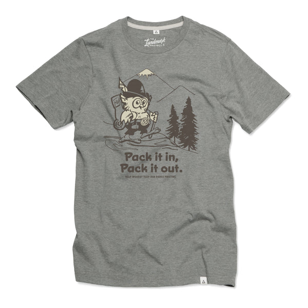 Woodsy Owl :: Pack It In, Pack It Out - Unisex T-shirt