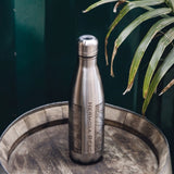 Hermosa Beach Map 17oz Insulated Bottle in Stainless Steel