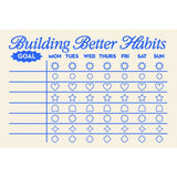 Building Better Habits Tracker Notepad ♡