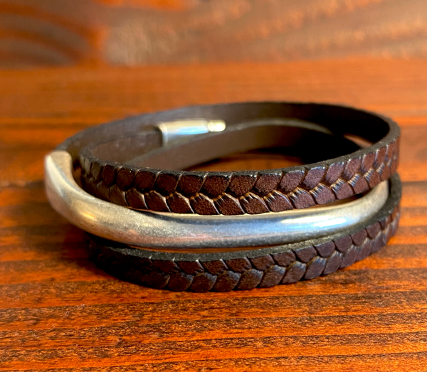 Heavy Bar Wrap Bracelet