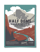 Half Dome - 12x16 Poster