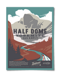 Half Dome - 12x16 Poster