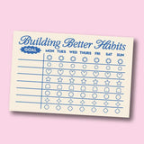 Building Better Habits Tracker Notepad ♡