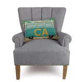 CALIFORNIA VACATION BUS ☀️ Hook Pillow