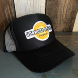 Hermosa Beach HIGH HEAT High Crown Trucker Hat - Black