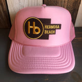 Hermosa Beach THE NEW STYLE High Crown Trucker Hat - Pink