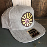 Hermosa Beach SUNBEAMS Premium 5-Panel Mid Profile Snapback Hat - Grey