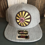 Hermosa Beach SUNBEAMS Premium 5-Panel Mid Profile Snapback Hat - Grey