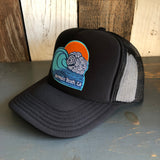 Hermosa Beach TUBULAR Trucker Hat - Black