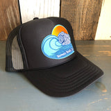 Hermosa Beach TUBULAR Trucker Hat - Black