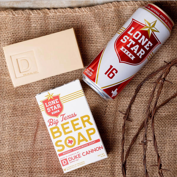 BIG ASS BRICK OF TEXAS BEER SOAP - Lone Star Beer
