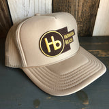 Hermosa Beach THE NEW STYLE High Crown Trucker Hat - Khakik
