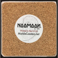 Hermosa Beach Retro Sunrise Coaster