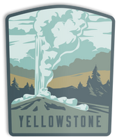 Yellowstone National Park Sticker