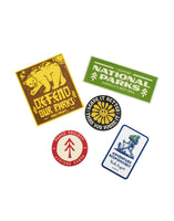 Parks Project - Leave It Better Than You Found It :: Smiling Sun - Individual 3" diameter Sticker